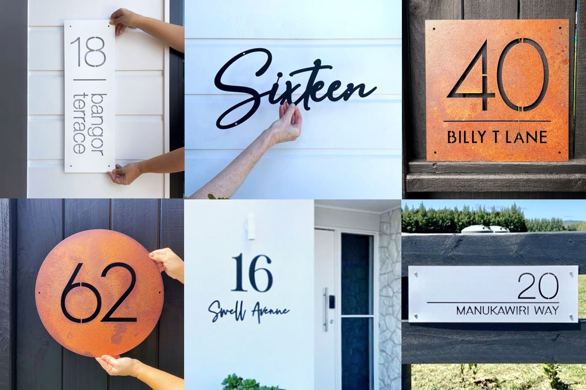 House Numbers and Address Signs in New Zealand