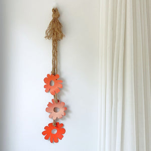 Flower Wall Art NZ Gift on lounge wall.  LisaSarah Steel Designs