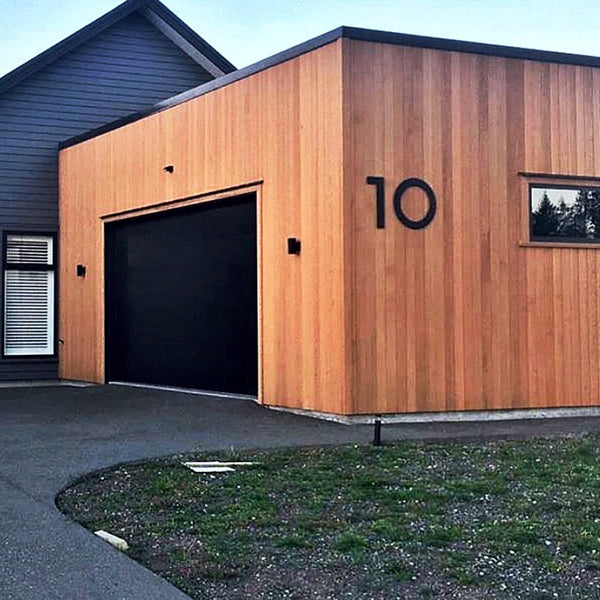 Large house numbers or letters NZ. Black, white corten - LisaSarah ...